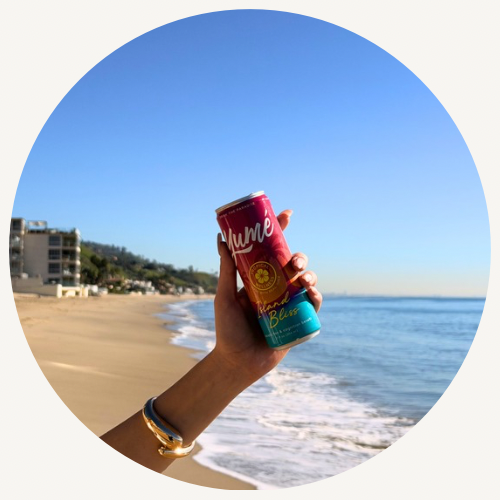 drink for mental clarity Yumé Island Bliss nootropic sparkling water