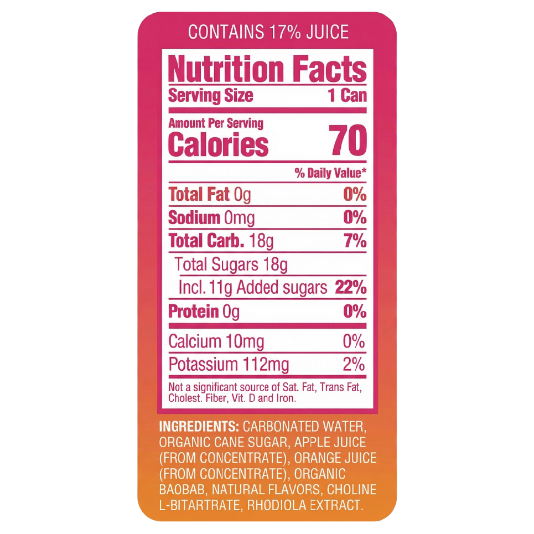 mood boosting drink Yumé Island Bliss functional sparkling